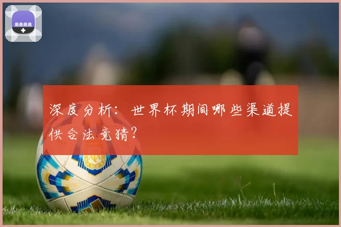 深度分析:世界杯期间哪些渠道提供合法竞猜?